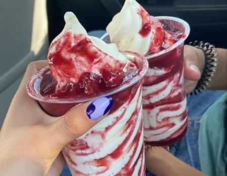 Öntet, toping - cherry