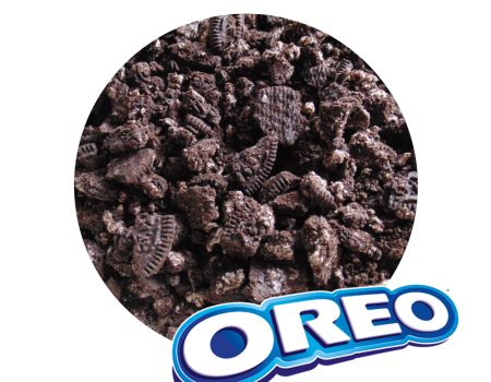 Cukrász dekoráció, szórás - oreo