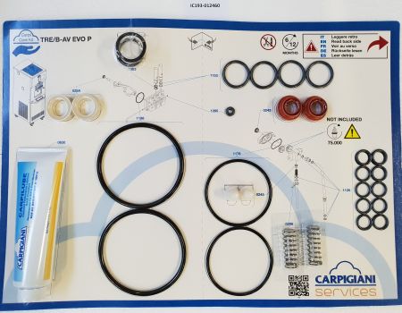 CARPIGIANI  tömítés készletTRBP-EVO 740