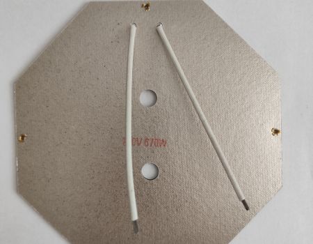 Teflon lap melegése, Gofri gépre