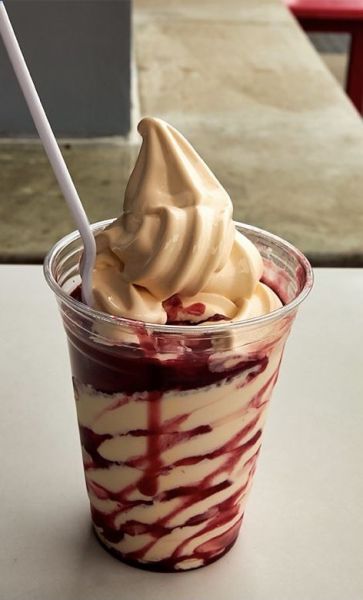 Öntet, toping - cherry