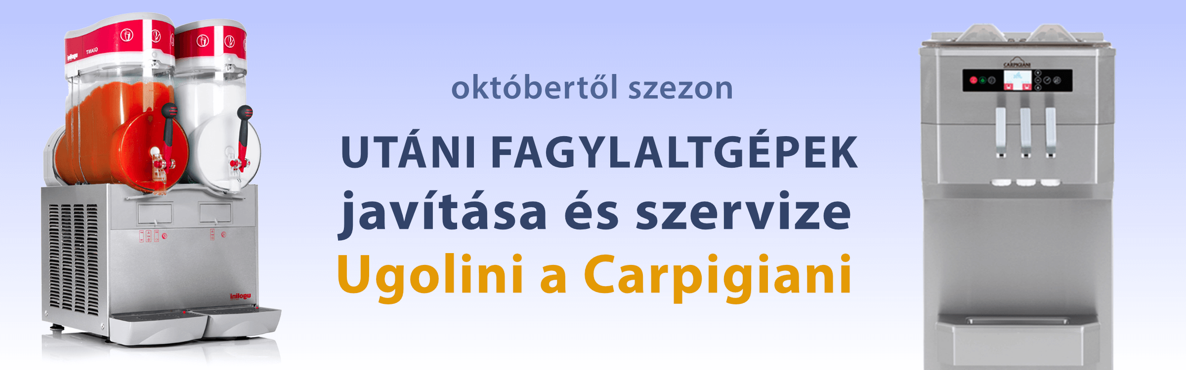Fagylaltgép szervisz