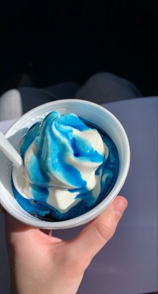 Öntet, toping - blue monster