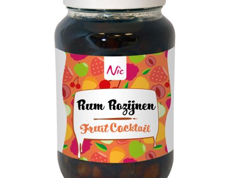 Gyümolcs koktél - rumos mazsola